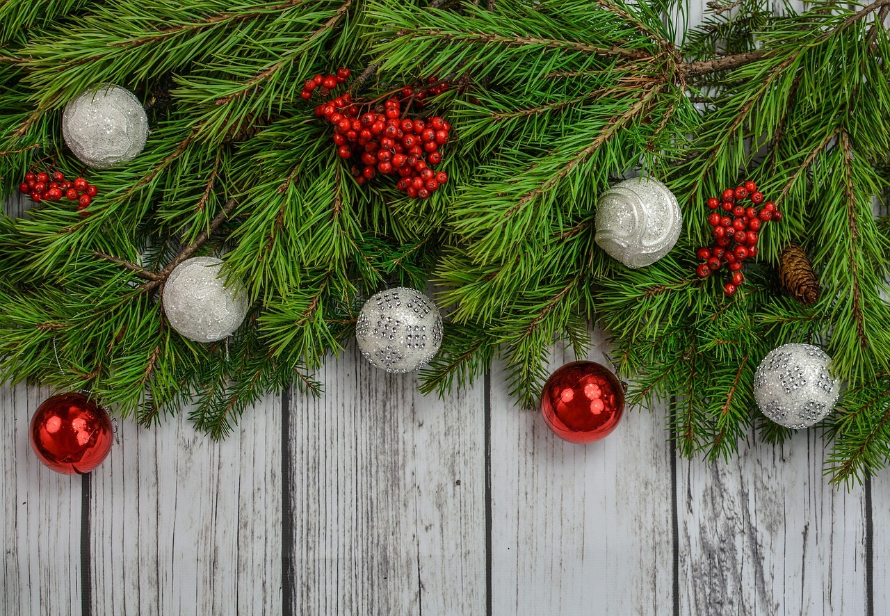 Des décorations de Noël