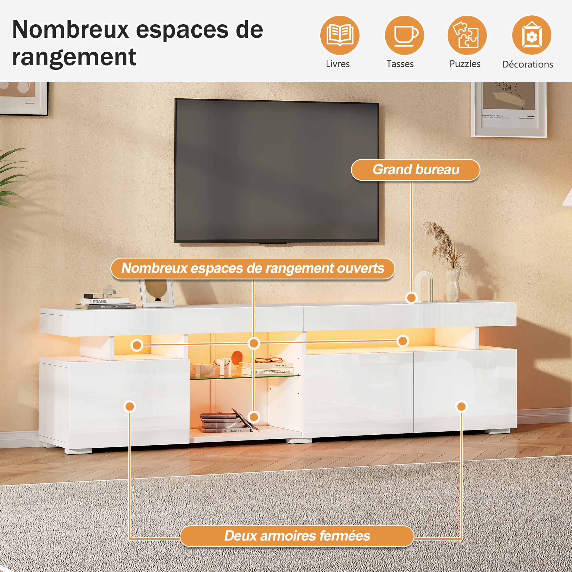Rangements spacieux
