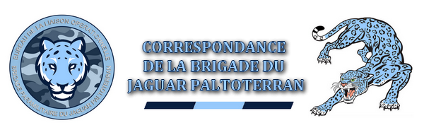 Bannière de correspondance - Brigade Jaguar Paltoterran.