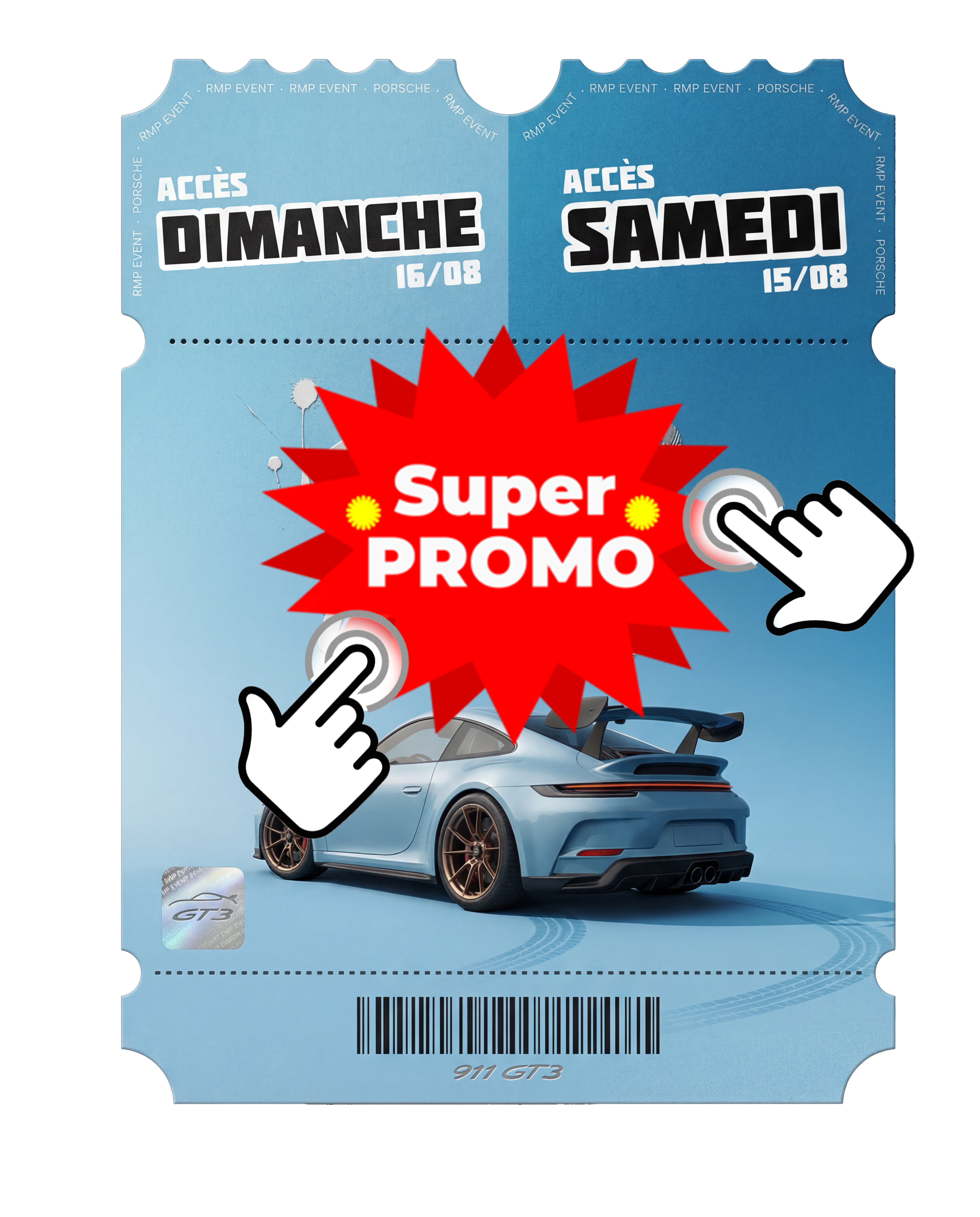 Billet promotionnel RMP Event