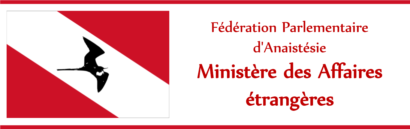 Ministère des Affaires étrangères de la Fédération Parlementaire d'Anaistésie