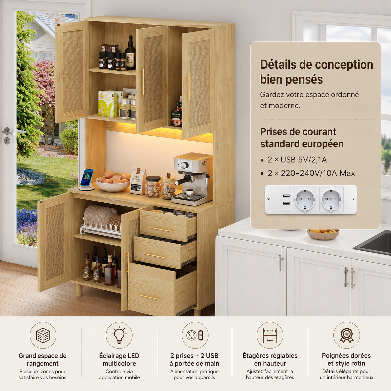 Prises et ports USB