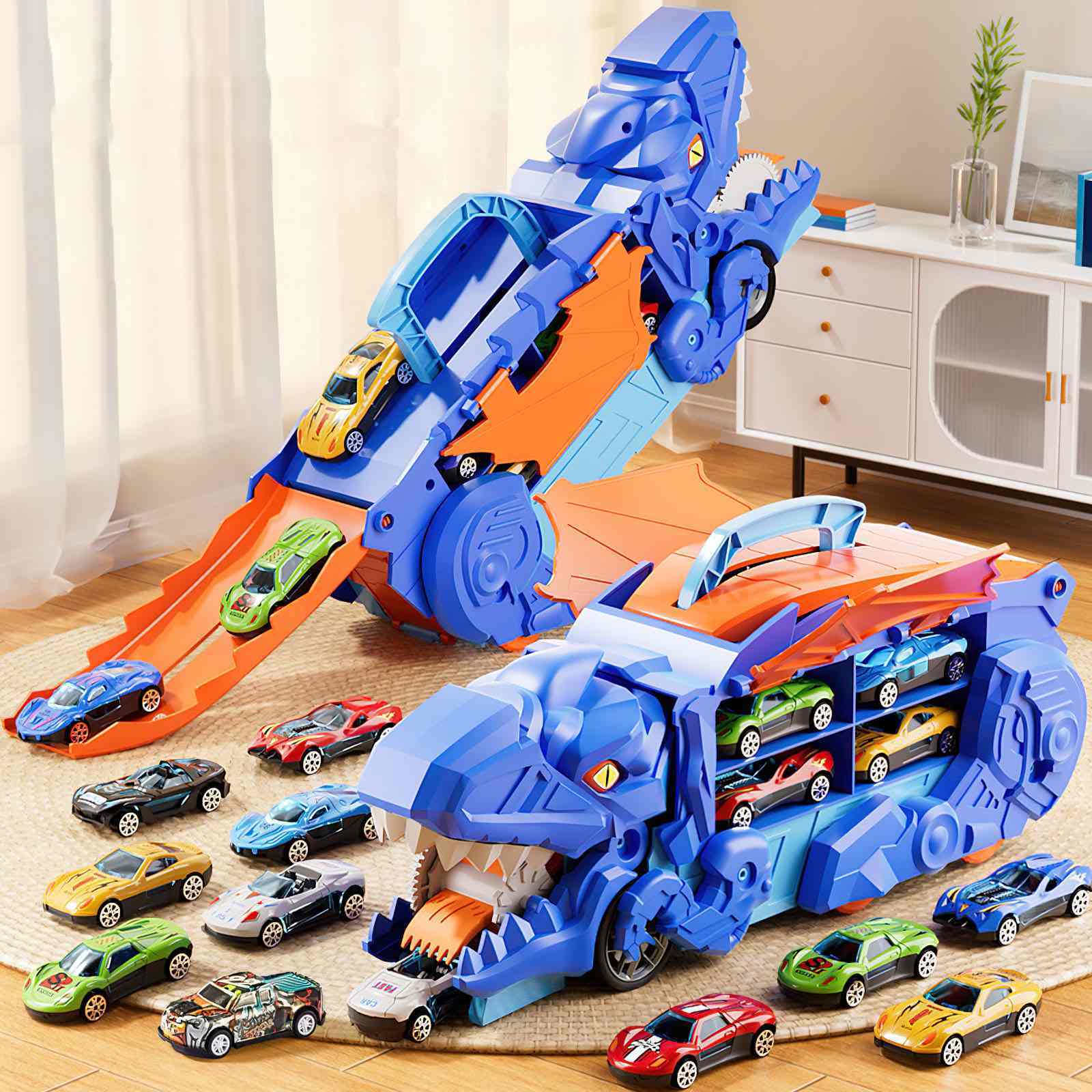 Lovchil – Grand Dinosaure DIY à Monter – Lumière Et Rugissement – Dès 3 Ans – ABS Sûr – Cadeau Noël Ou Anniversaire