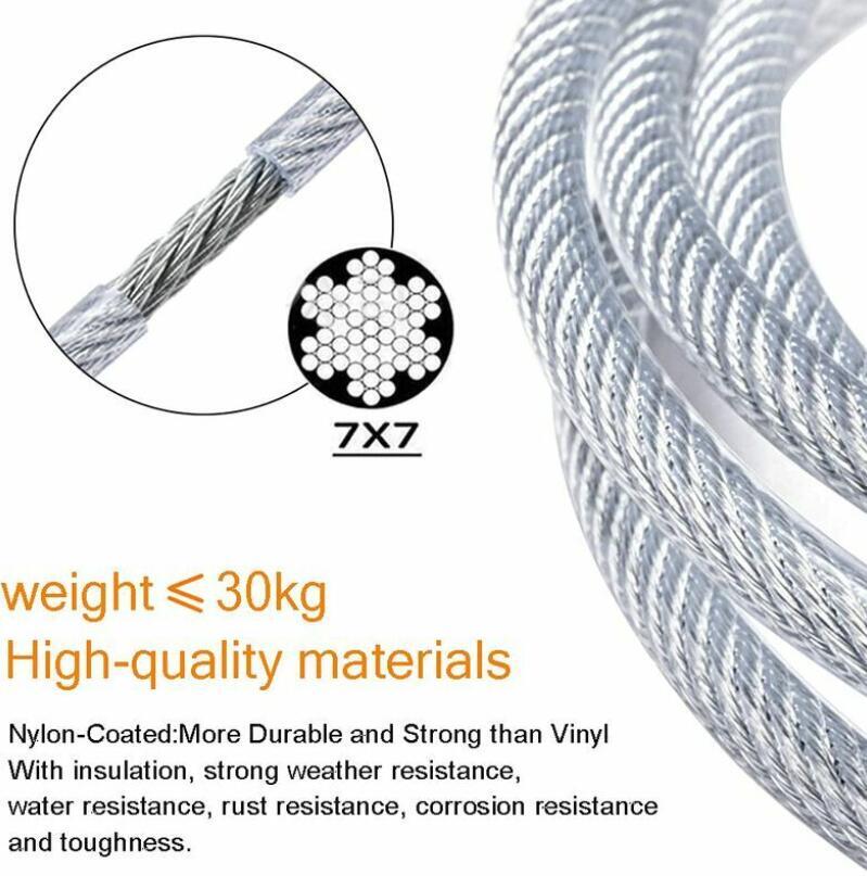LLING Cable Inox Kit, Cable Acier Gainé 2mm + Piton à Visser + Tendeur Cable Inox Serre + Vis, Cable Acier Pvc Plastifié Suspension Corde A Linge Pour Rideaux Antivol Garde Corps, Terrasse Exterieur ( 13 LLING Cable Inox Kit, Cable Acier Gainé 2mm + Piton à Visser + Tendeur Cable Inox Serre + Vis, Cable Acier Pvc Plastifié Suspension Corde A Linge Pour Rideaux Antivol Garde Corps, Terrasse Exterieur ( -Wenko || Grohe || HOMCOM Soldes AAHKMJXYDAFdJAOAIMEbOAchISHX vxKQre41nWFegDkrbR4M2SBeAVLN0W4W0lzTjcedJxhp9bD0d CN2QWm1H