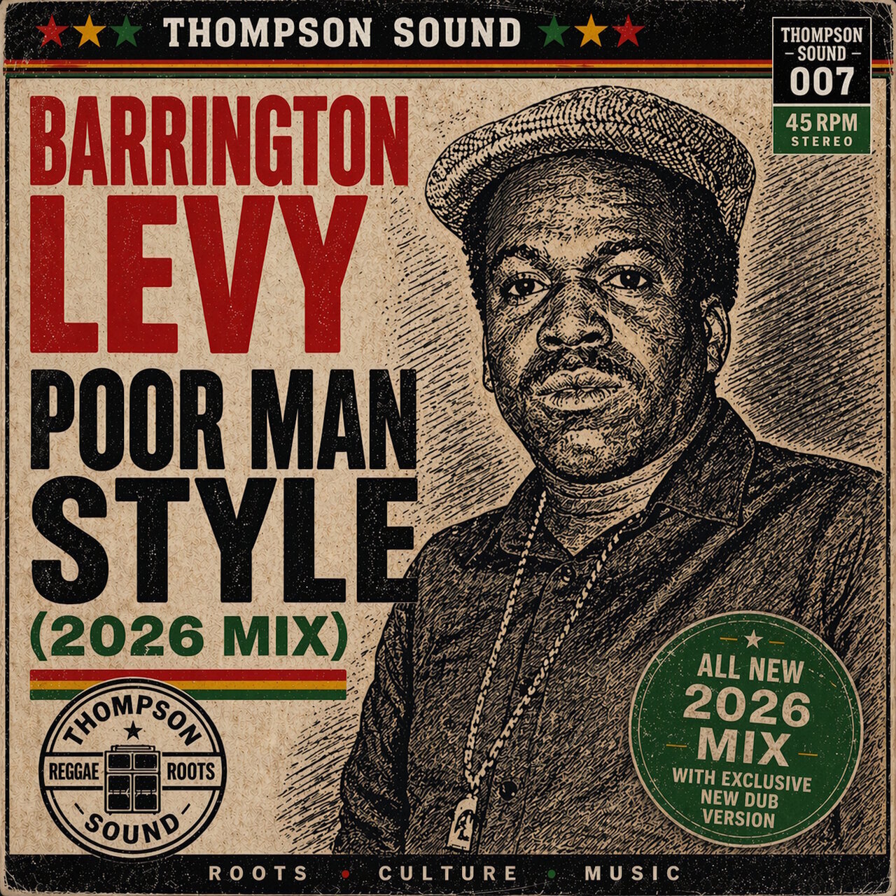 Barrington Levy - Poor Man Style (2026 Mix) (Thompson Sound) 2026