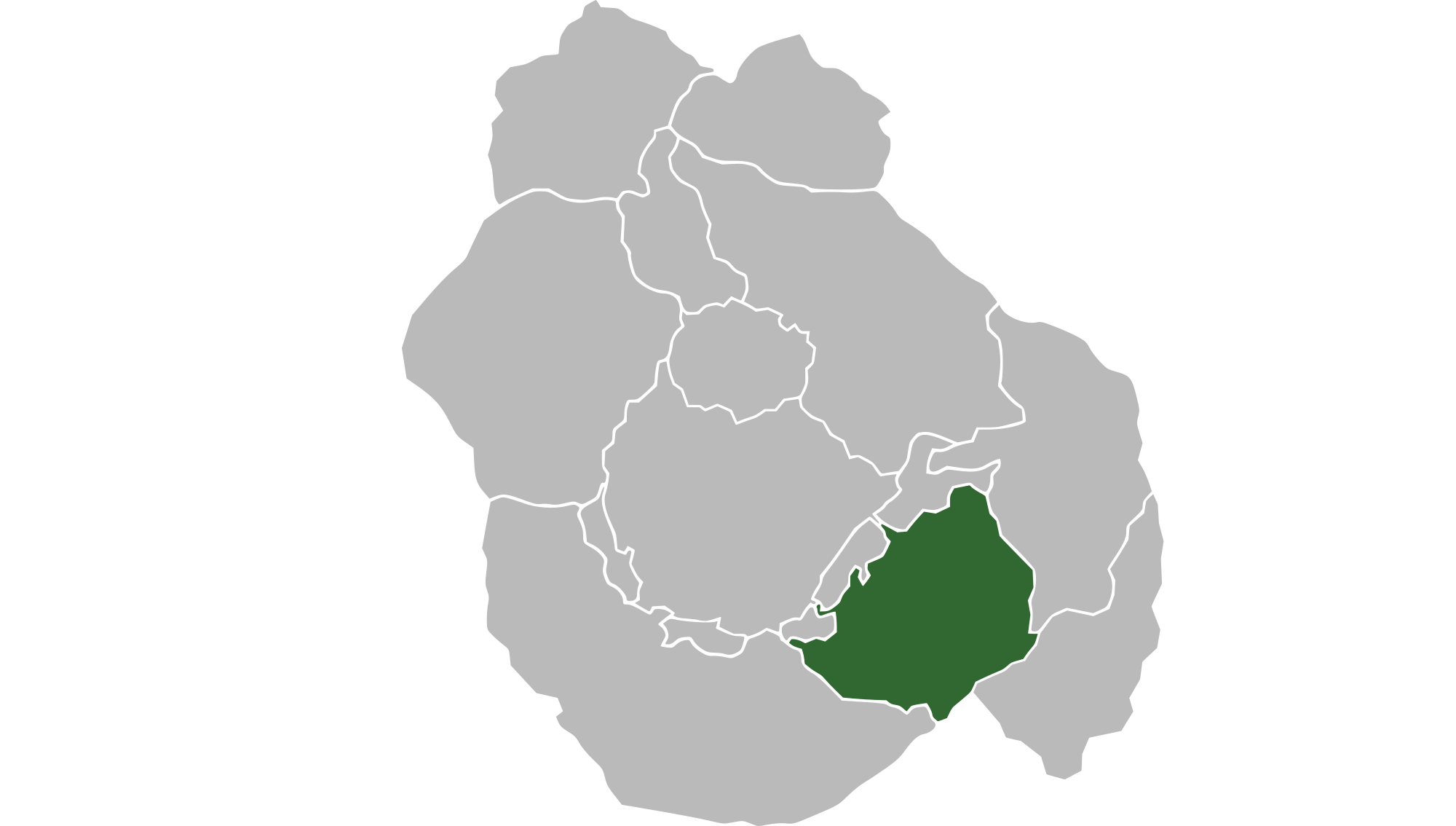 Carte de la Cité du Désert indiquant l'emplacement du Ghetto Kamiste.