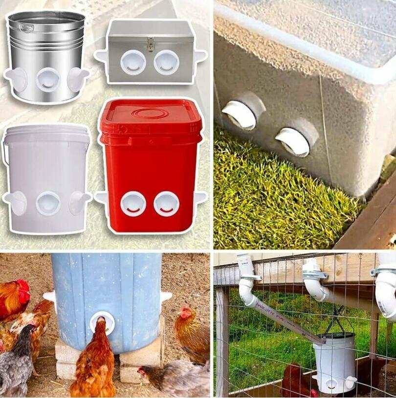 LLING Mangeoire Poules Automatique, Avec 6 Ports Et Scie Cloche, éTanche à La Pluie, Mangeoire à Poulet Sans DéChetsConvient Aux Seaux, Seaux, Boîtes, Auges, Mangeoires à Poulets Zéro Déchet 11 LLING Mangeoire Poules Automatique, Avec 6 Ports Et Scie Cloche, éTanche à La Pluie, Mangeoire à Poulet Sans DéChetsConvient Aux Seaux, Seaux, Boîtes, Auges, Mangeoires à Poulets Zéro Déchet -Trixie || Flamingo Soldes Magasin