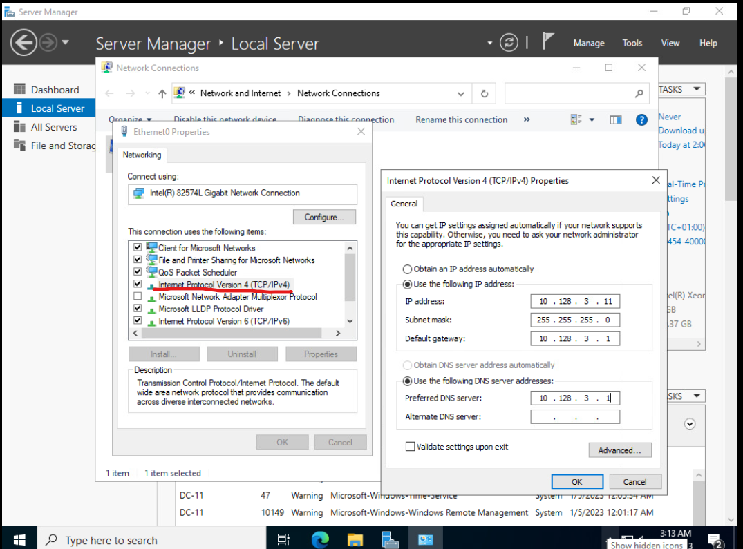 Labo 4: Active Directory - LouisLombaert/Admin3 GitHub Wiki