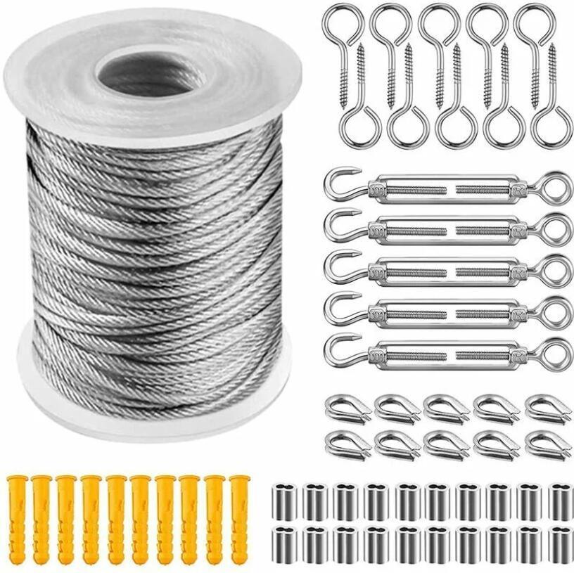 LLING Cable Inox Kit, Cable Acier Gainé 2mm + Piton à Visser + Tendeur Cable Inox Serre + Vis, Cable Acier Pvc Plastifié Suspension Corde A Linge Pour Rideaux Antivol Garde Corps, Terrasse Exterieur ( 12 LLING Cable Inox Kit, Cable Acier Gainé 2mm + Piton à Visser + Tendeur Cable Inox Serre + Vis, Cable Acier Pvc Plastifié Suspension Corde A Linge Pour Rideaux Antivol Garde Corps, Terrasse Exterieur ( -Wenko || Grohe || HOMCOM Soldes AAHKMJXYDAFdJAOAIMEbOAchISHX vxKQre41nWFegDkrb9g11AykbkAcQMWZIqn cKwWLPYLPiKaV8 loSK5cFB