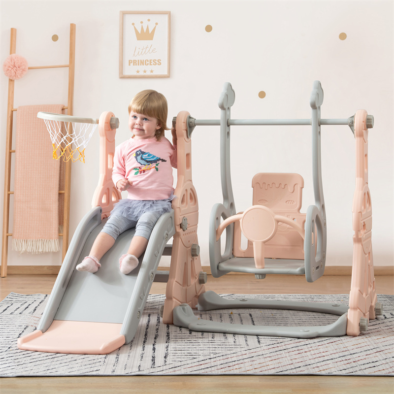 Toboggan Pour Enfants 4 En 1 - Convient Pour L'intérieur Et L'extérieur - Avec Balançoire, Panier De Basket, Toboggan, échelle - Rose 13 Toboggan Pour Enfants 4 En 1 - Convient Pour L'intérieur Et L'extérieur - Avec Balançoire, Panier De Basket, Toboggan, échelle - Rose -Pas Cher Clair Jardin Magasin AAHKMJXYDAFdJAOAIMEbOAchISHX vxKQre41nWFegDkrQE1Qgl2Si j