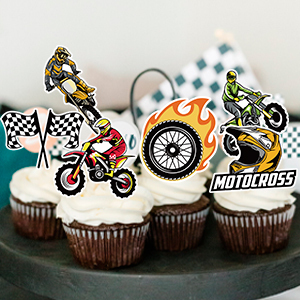 Motorräder Kuchen Deko Motorrad Kuchen Topper Moto Produktbild-Vorschau 8