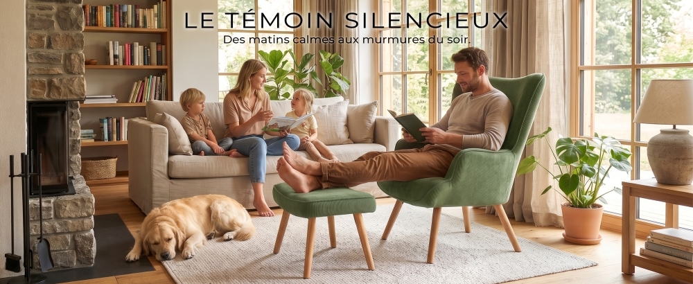 Sillón moderno de estilo escandinavo