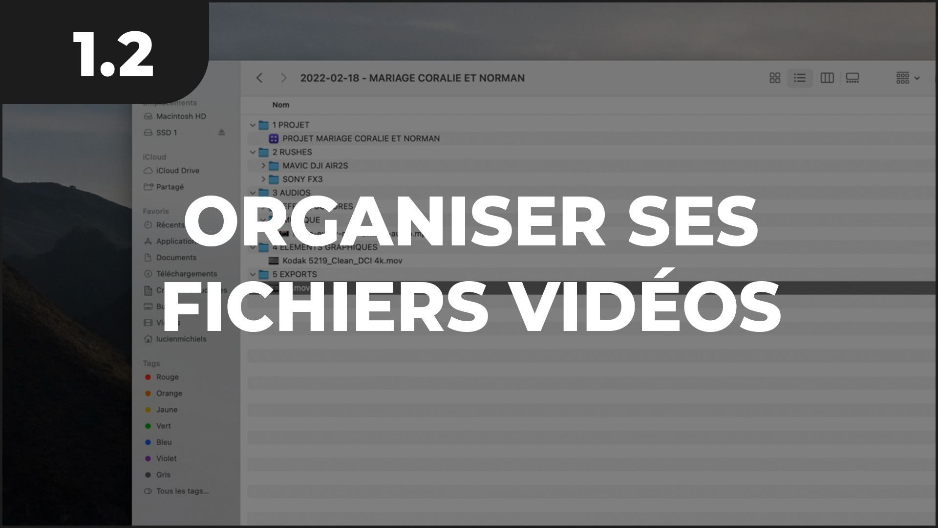 Organiser ses fichiers vidéos sur Final Cut Pro X