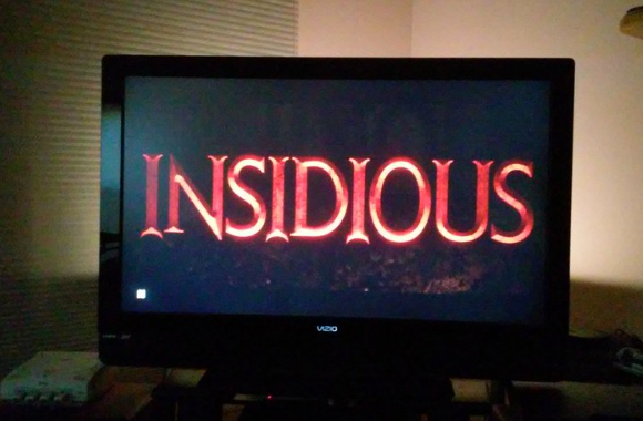 Logo d'Insidious sur un écran 