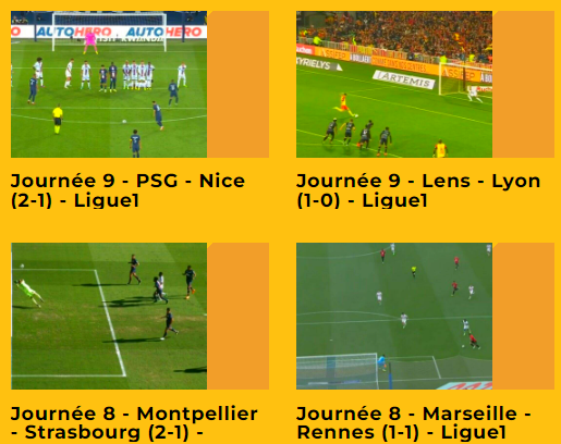 Aperçu de la rubrique sur la Ligue 1