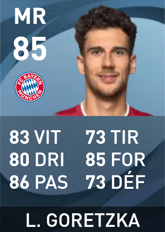 Enchère 5 : Leon Goretzka (MR 85) [Bronze] 4J22P