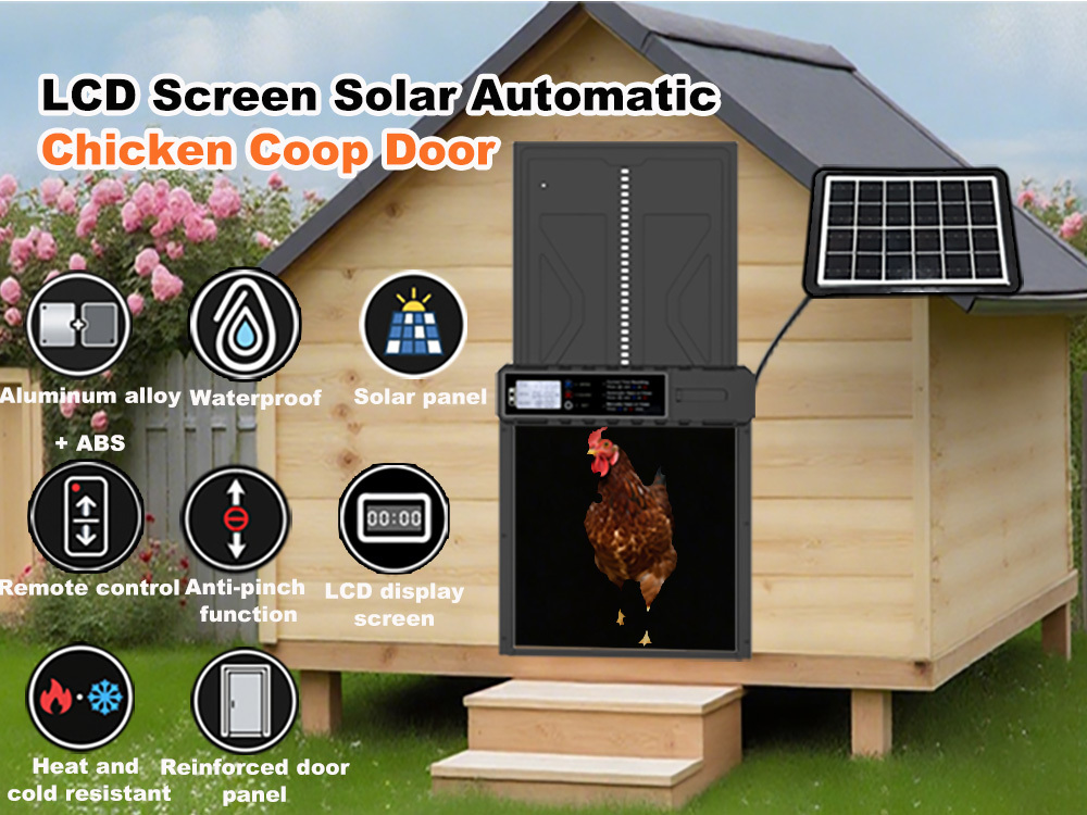 Porte Poulailler Automatique Solaire