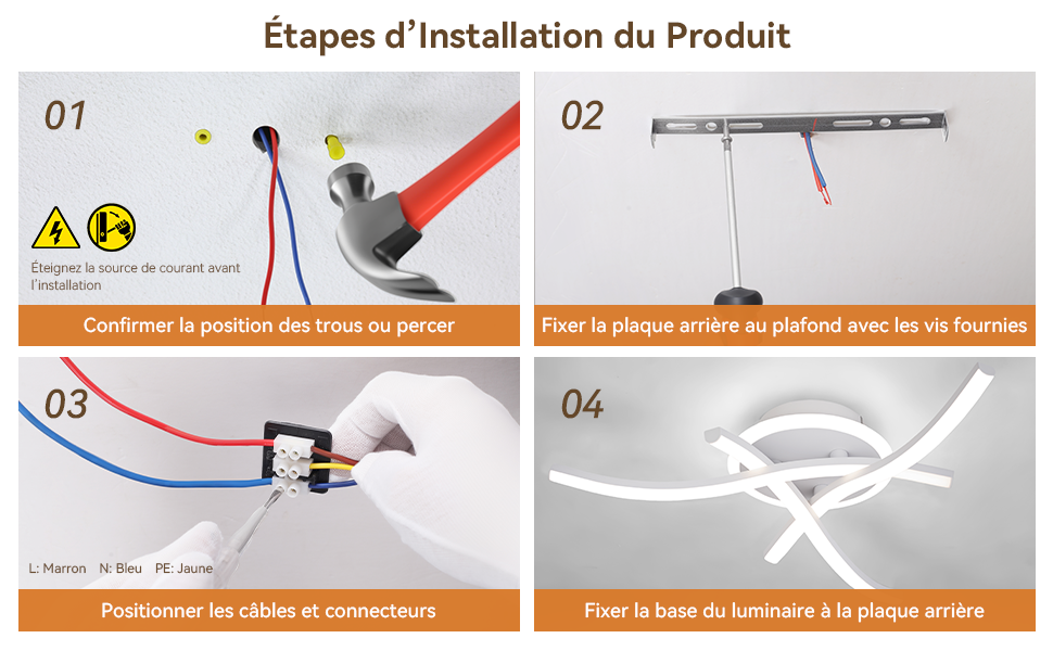 Installation facile et câblage conforme