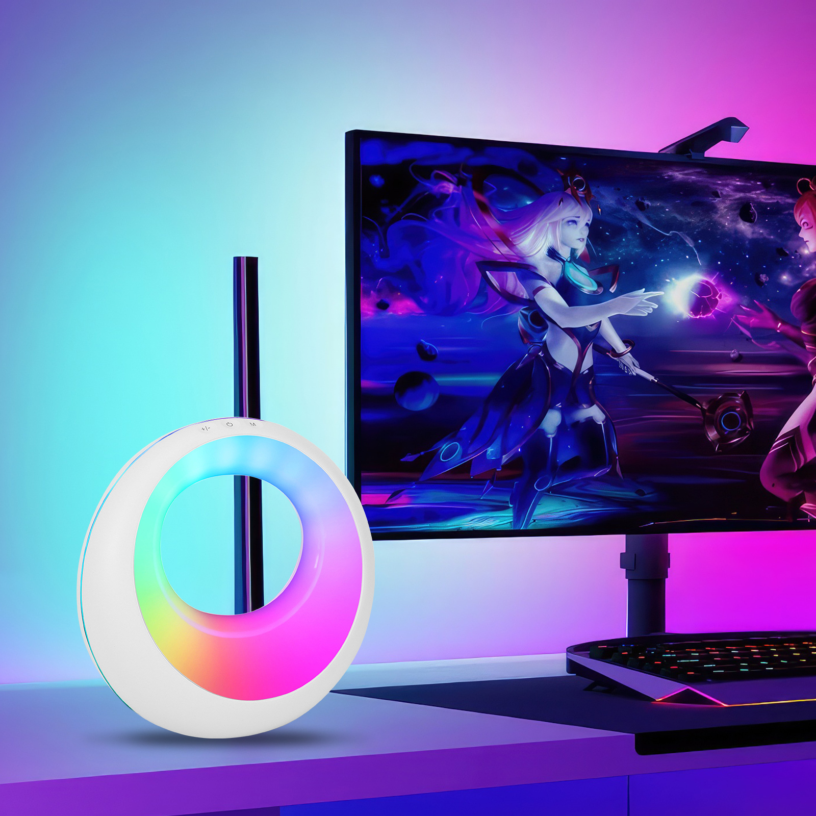VIPMOON 12V 24V IR Télécommande sans Fil et Controleur LED RGB, RGB Control Box pour contrôler à