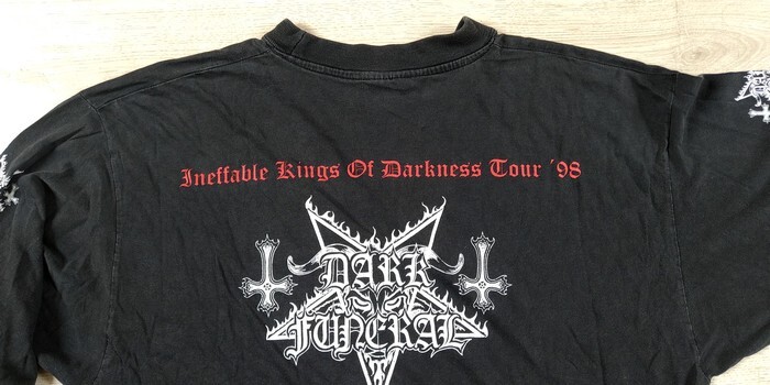 dark funeral ineffable kings of darkness long sleeve shirt tour