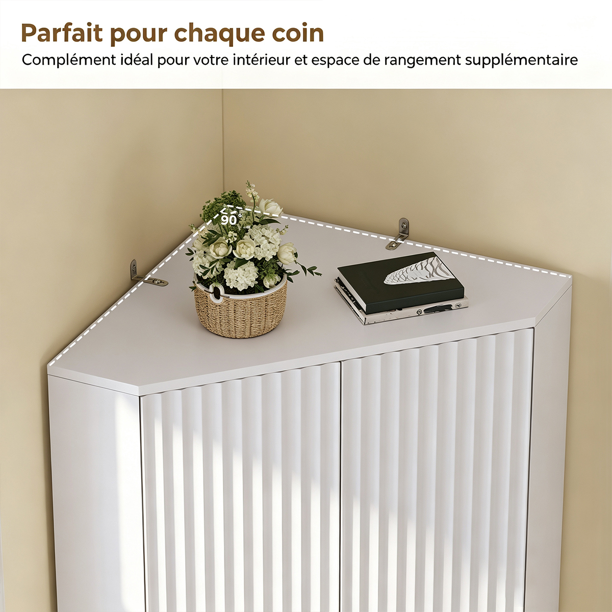 Meuble d'angle compact