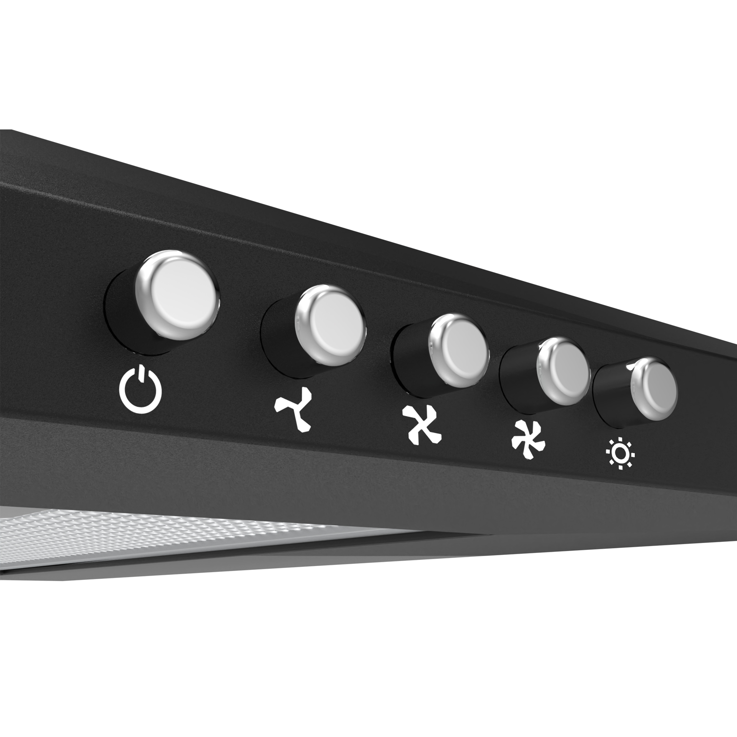 CIARRA Hotte Murale 60cm 370m3/h 2pcs Filtre Actif Recyclage Ou Evacuation 3 Vitesses Eclairage Led Noir 201BK60 Noir 15 ciarra hotte aspirante