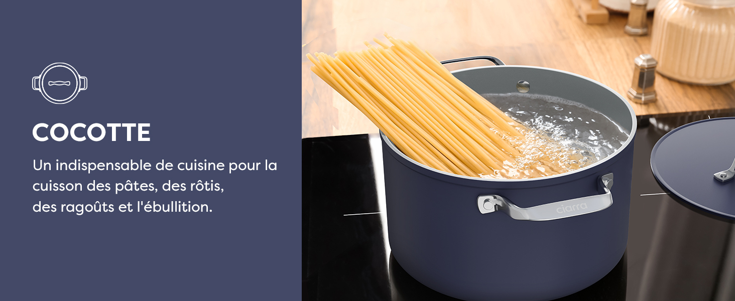 Livraison gratuite Paris et banlieues Batterie de cuisine 10pcs black casserole marmite poêle compatible tous feux dont induction - Électroménager