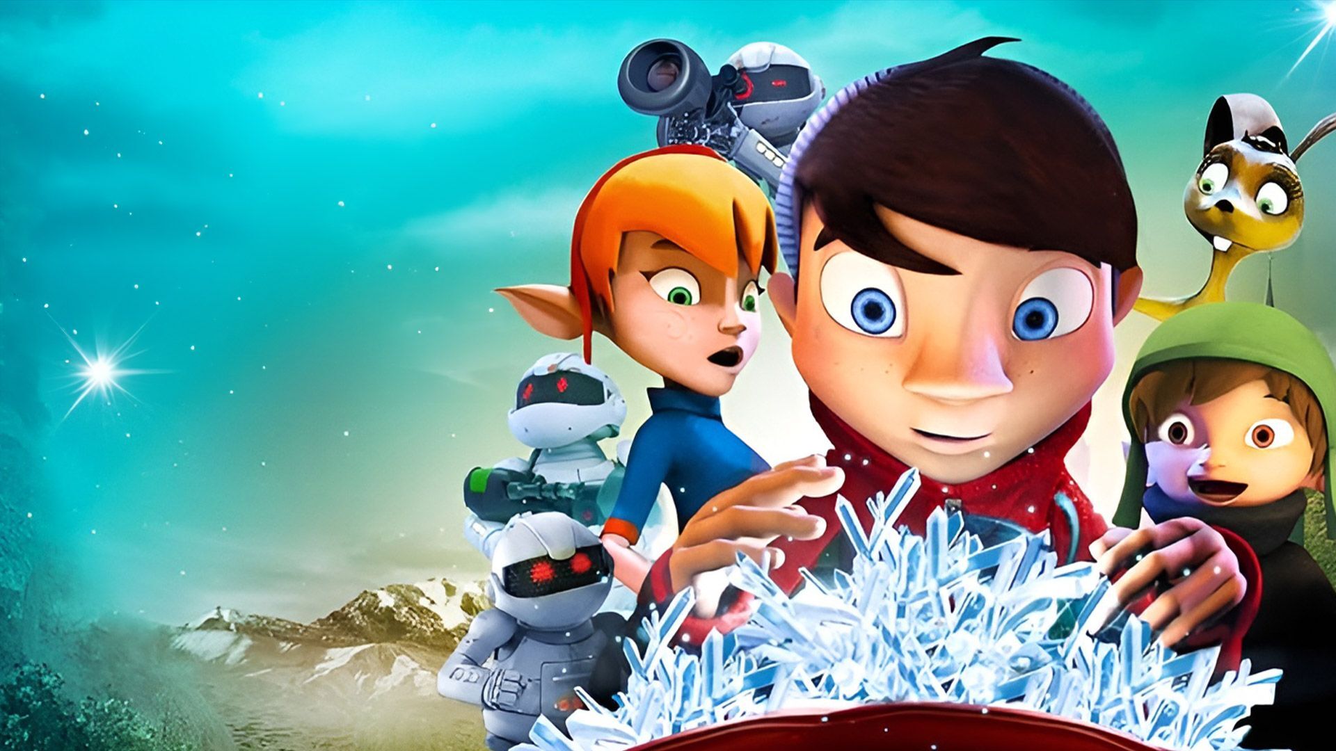 Affiche du film Le cristal magique du Père Noël 