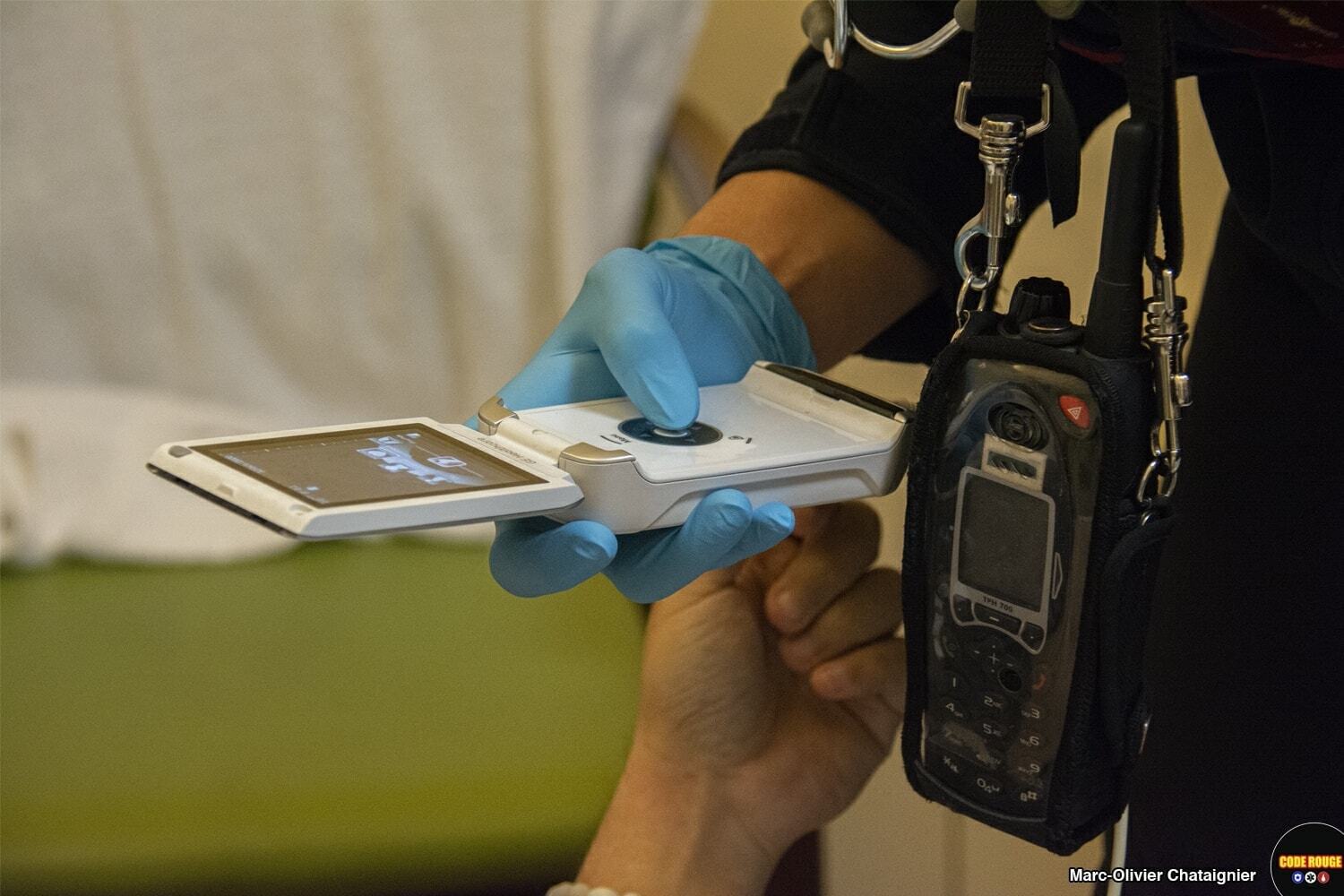 Scène issue du reportage avec la Protection Civile Paris Seine