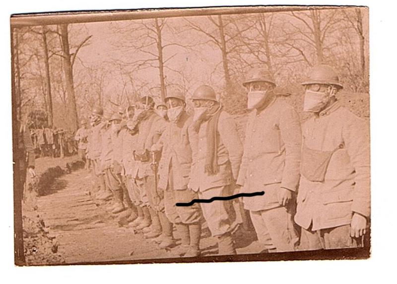 (P) photo soldats, masque à gaz (vendue) 0m0ZJ