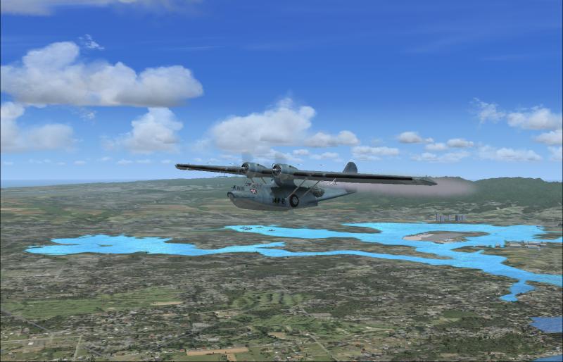 FSX: Ballade à Hawaï, en PBY. (Tour de l'Île). 2X3bN
