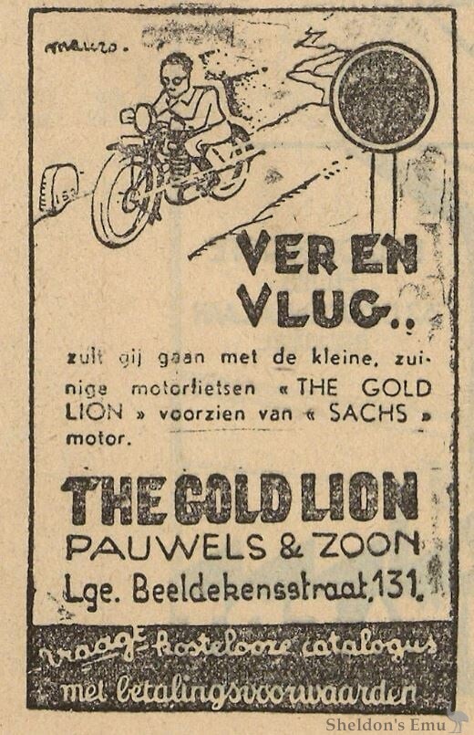 Gold Lion Sachs 98cc 5a2spl