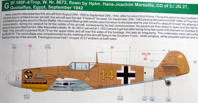 [Eduard Profipack] 1/48 - Messerschmitt Bf 109 F-4/trop, 3./JG 27, North Africa, February 1942  (bf109) 65q6mr