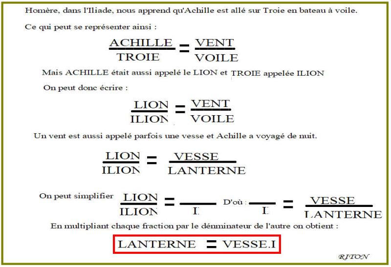 Peut-on faire prendre des vessies pour des lanternes  ? OUI : ArQnp