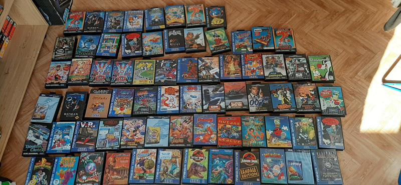 (VDS) gros lot sega partie 2 ( plus de 100 jeux en boite) arrivage de notice game gear megadrive master QJpbq