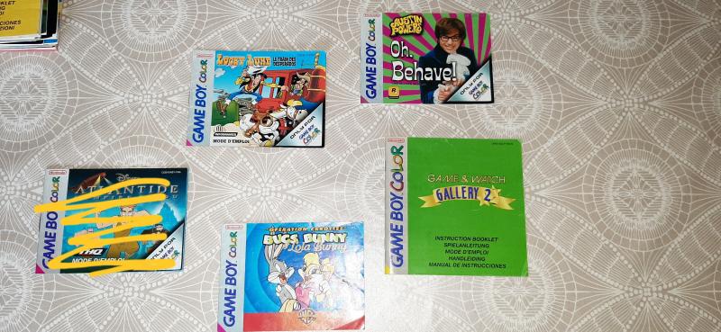 (VDS) jeux nintendo n64 et nes ARRIVAGE de pleins de notices(gb,gba,gbc,nes,snes,n64) RQavY