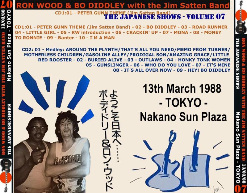 POST: Ron WOOD with Bo DIDDLEY - Tour of Japan - Vol 07 - 13 March