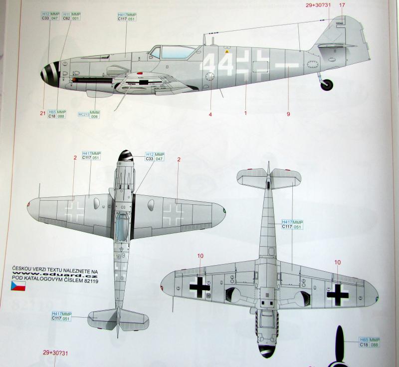 [GB OURSIN VORACE] Bf 109 G-10 Eduard 1/48° BKLvW