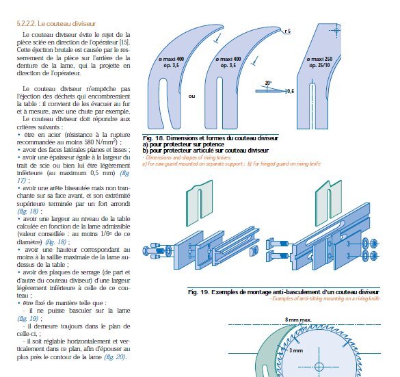 Diviseur scie à format ST3 l'invincible Crb2k1