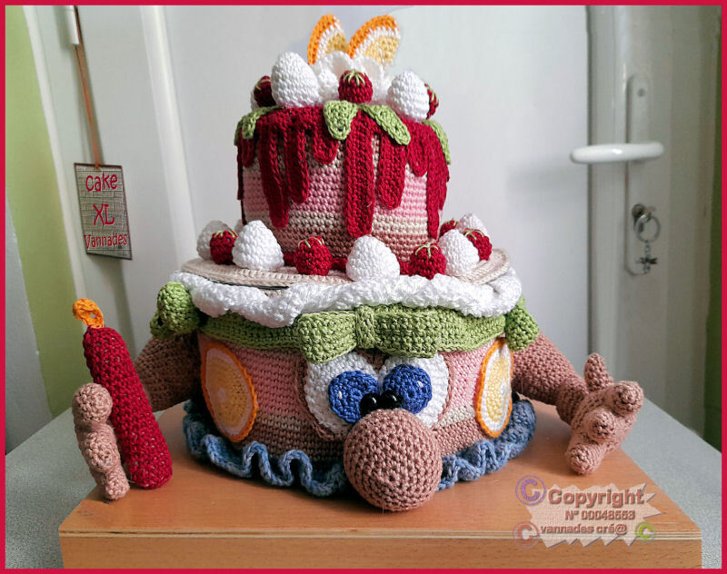 boite Cake XL au Crochet Fa8k5g