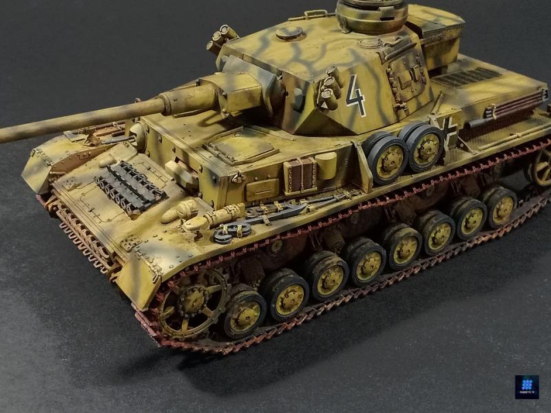 Char Panzer IV Ausg G [Border Model 1/35°] de MaquetteTv KR2np