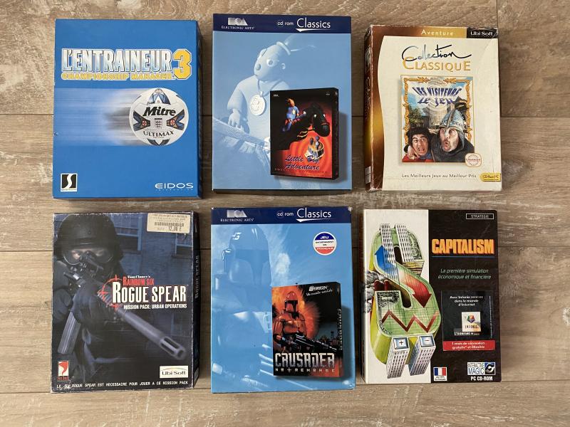 Grosse vente jeux PC, NES, GB, GBA, NEO GEO pour mes 10 ans sur Gamopat ! M13s6j