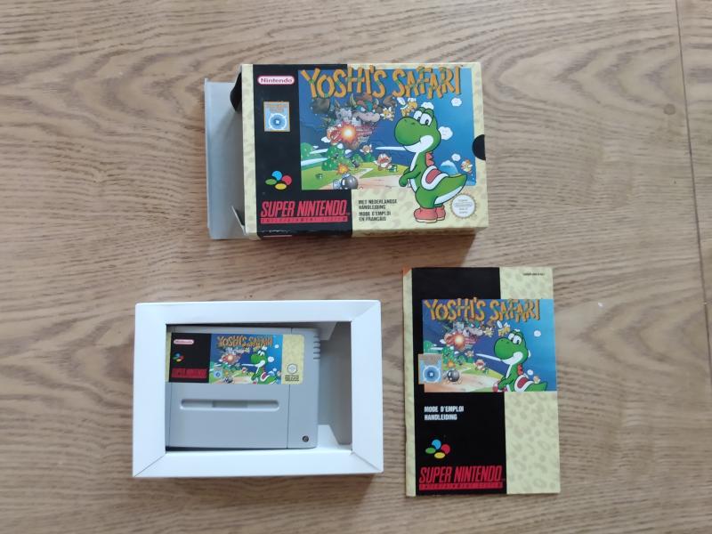 [EST] Yoshi's Safari SNES FAH complet TBE MDWkG