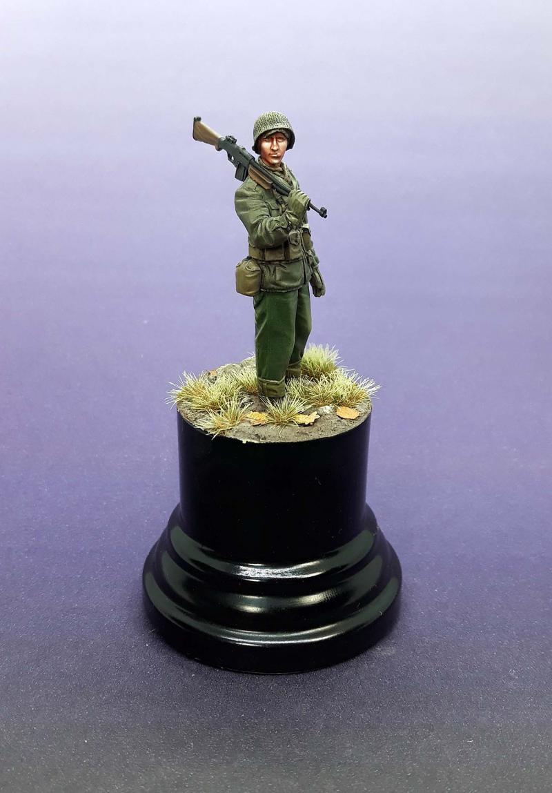  ww2 us bar gunner Apline miniature 1/35 NXpZl