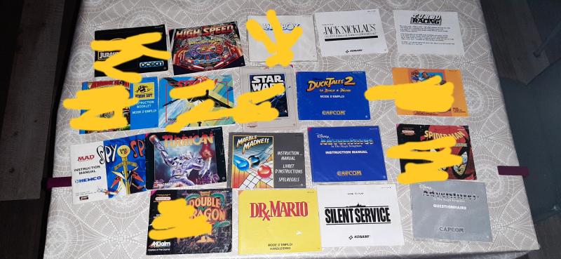 (VDS) jeux nintendo n64 et nes ARRIVAGE de pleins de notices(gb,gba,gbc,nes,snes,n64) OnbA7