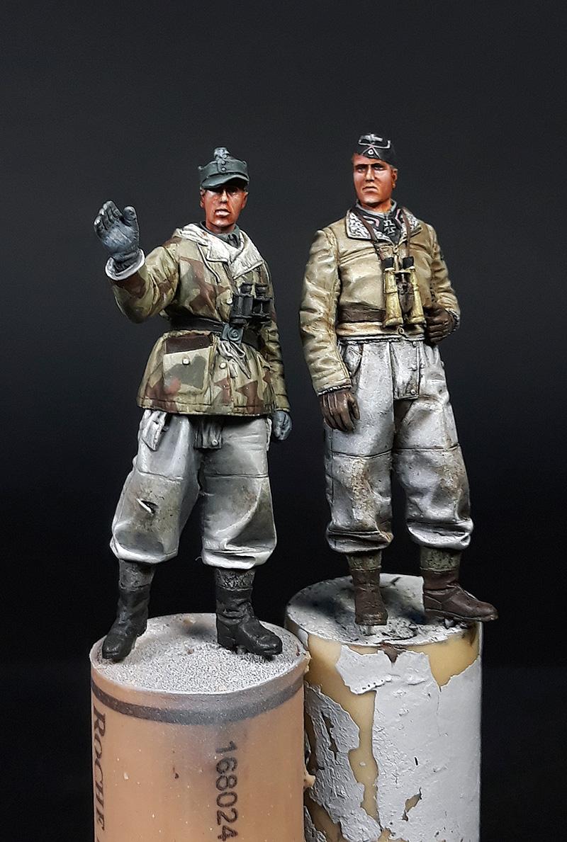  Équipage allemand de Panzer tenue d'hiver Alpines Miniatures 1/35 Qy19k