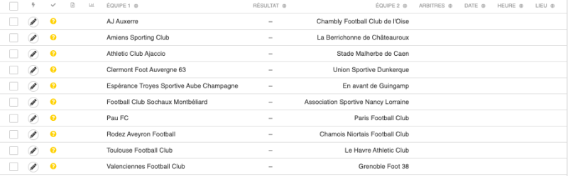 Calendrier Ligue 2 BKT XdKNW
