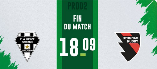 INFOS ce VENDREDI 30 AOÛT 2024 (Matinée) > Pro D2 > JOUR de MATCH pour les Sapiacains > DAX / USM ce soir 19H30 – Les COMPOS <> Du CÔTÉ de SAPIAC <> NOUVEAUX MAILLOTS OFFICIELS <> RÉSULTAT en MATCH D'OUVERTURE  hier soir à A.Domenec > BRIVE 18 – 9 OYONNAX 84eqya