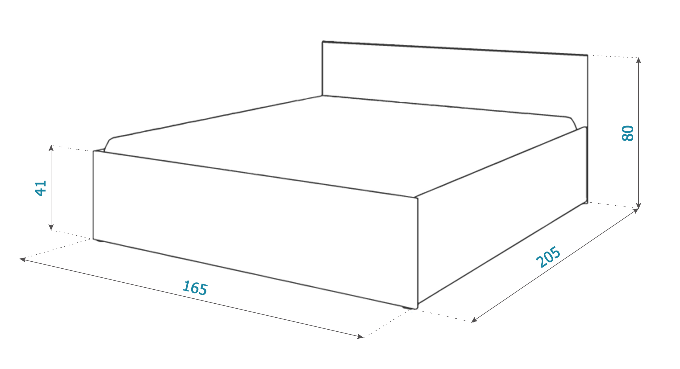 Image dimension du lit