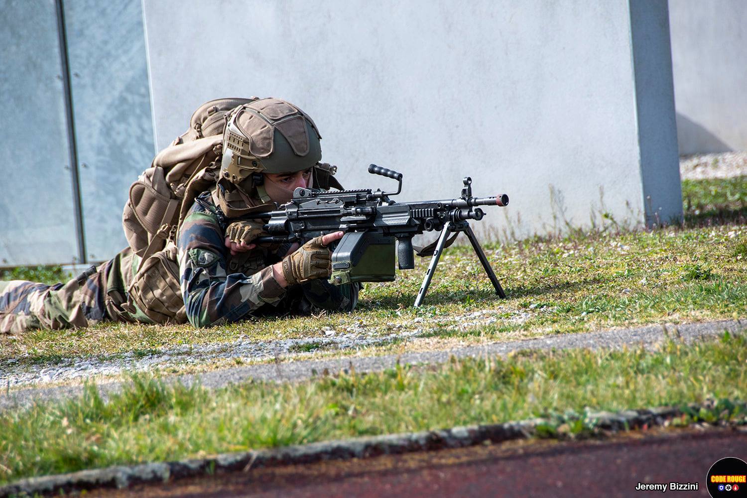 Scène issue du reportage sur un exercice du 13e BCA